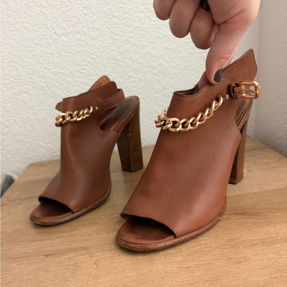 Coach Leanna Open Toe Singback Leather